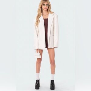 EDIKTED leather blazer / jacket